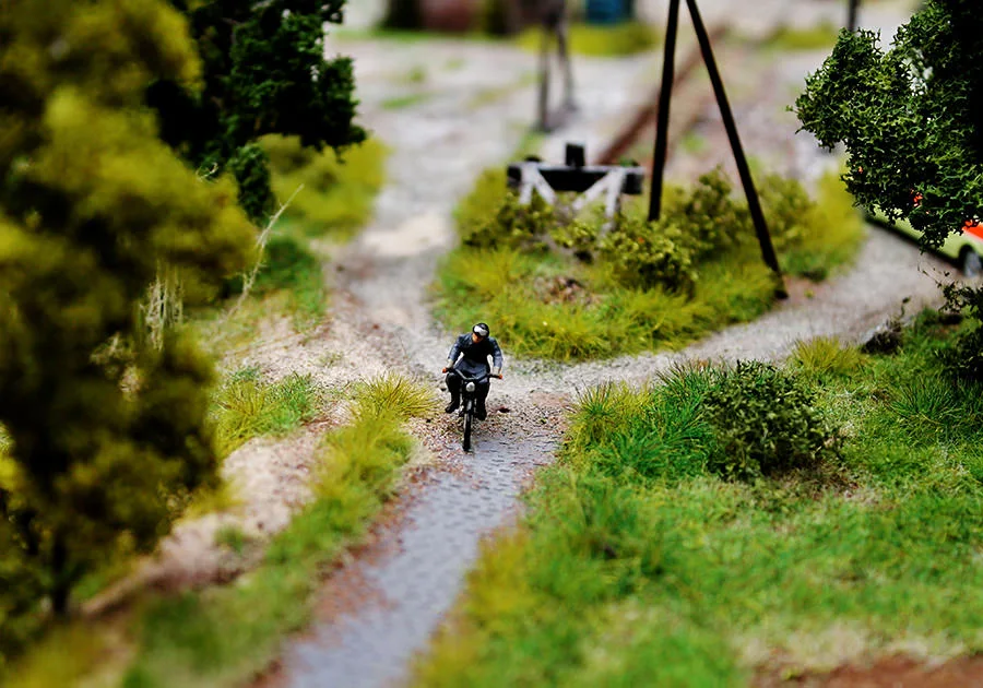Hafen und Landschaft – Modellbahn-Diorama, Ansicht 11