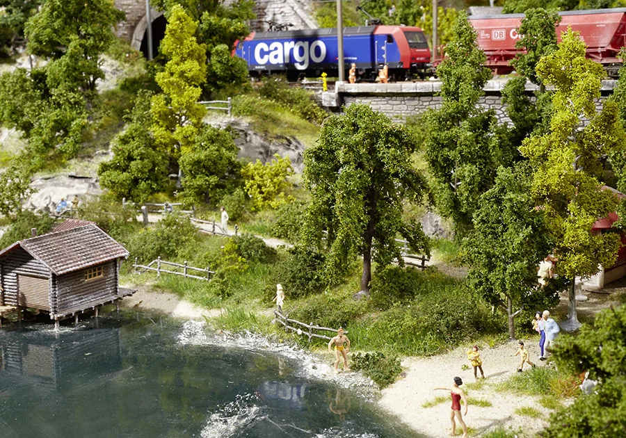 Romantische Burgruine – Modellbahn-Diorama, Ansicht 12