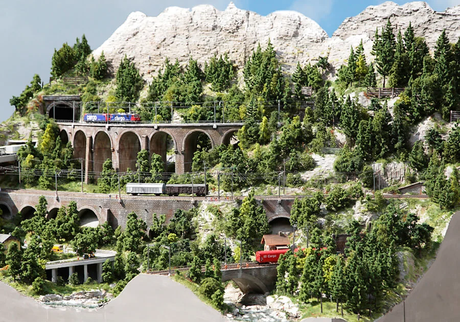 Auftragsdioramen – Modellbahn-Diorama, Ansicht 10