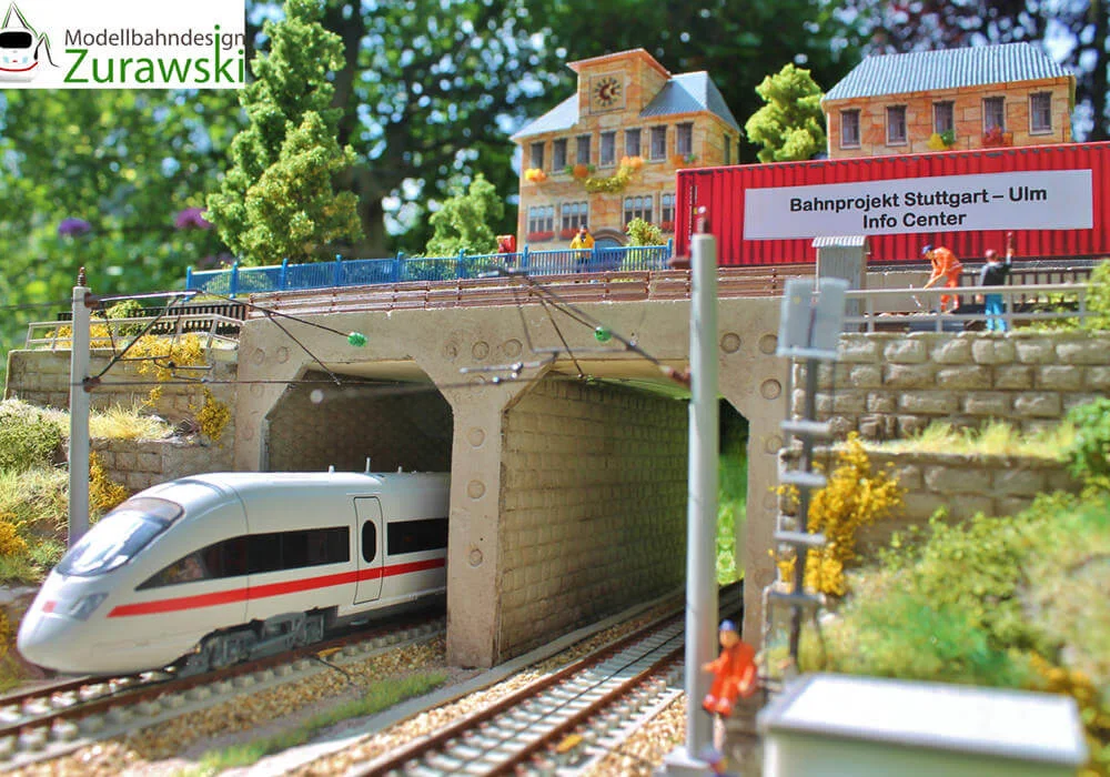 Auftragsdioramen – Modellbahn-Diorama, Ansicht 2