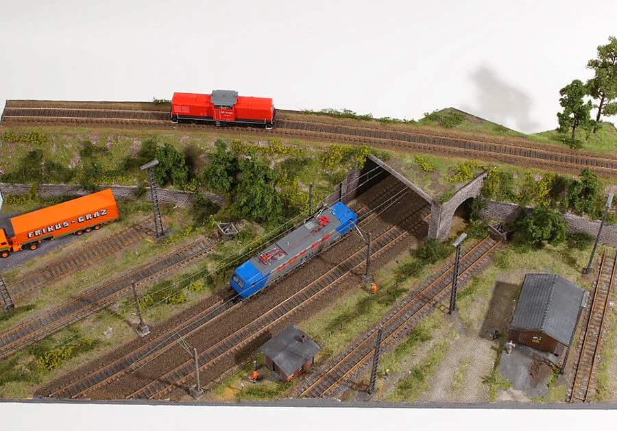 Auftragsdioramen – Modellbahn-Diorama, Ansicht 15