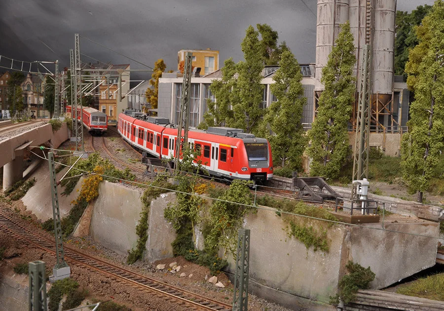 Gleisplanung – Modellbahn-Diorama, Ansicht 9