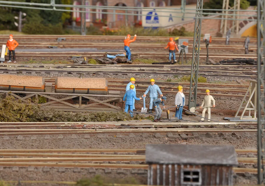 Gleisplanung – Modellbahn-Diorama, Ansicht 7