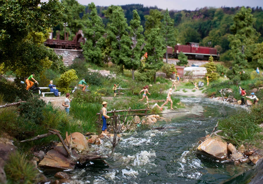 Auftragsdioramen – Modellbahn-Diorama, Ansicht 29