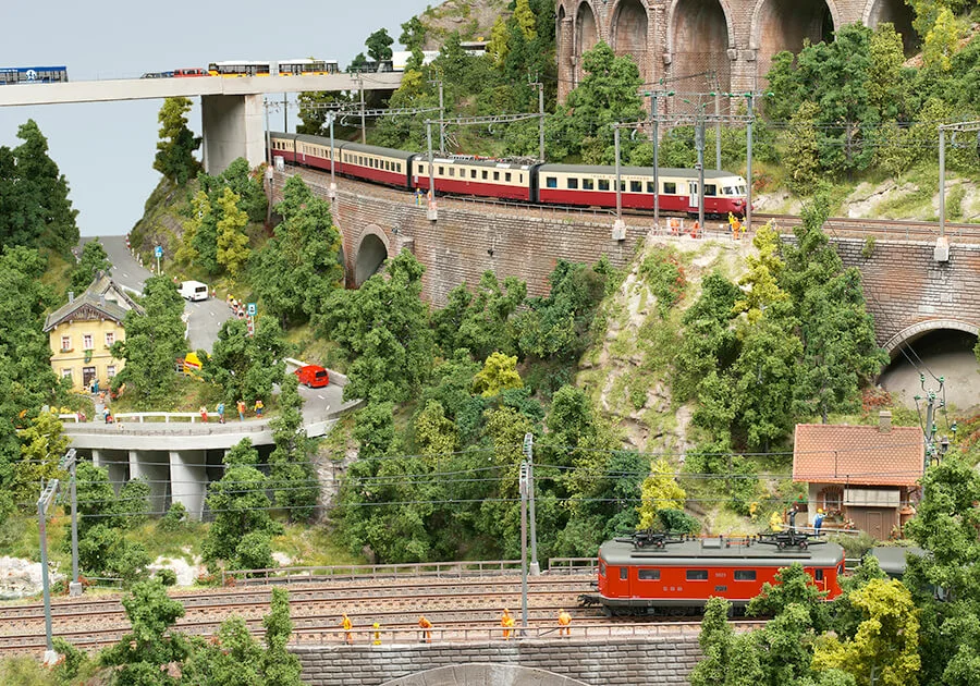 Auftragsdioramen – Modellbahn-Diorama, Ansicht 21